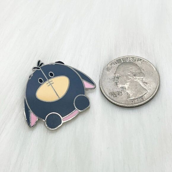 🔮 5/$25 Disney Winnie the Pooh Eeyore Ufufy Pin - Picture 2 of 2